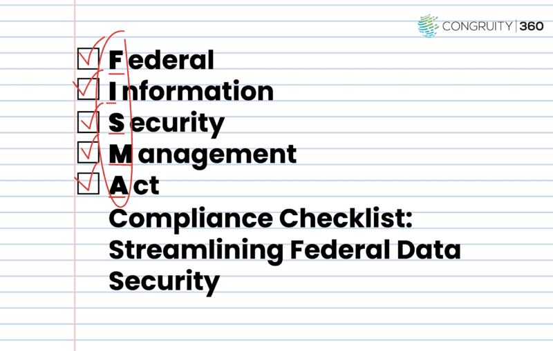 FISMA Compliance checklist blog