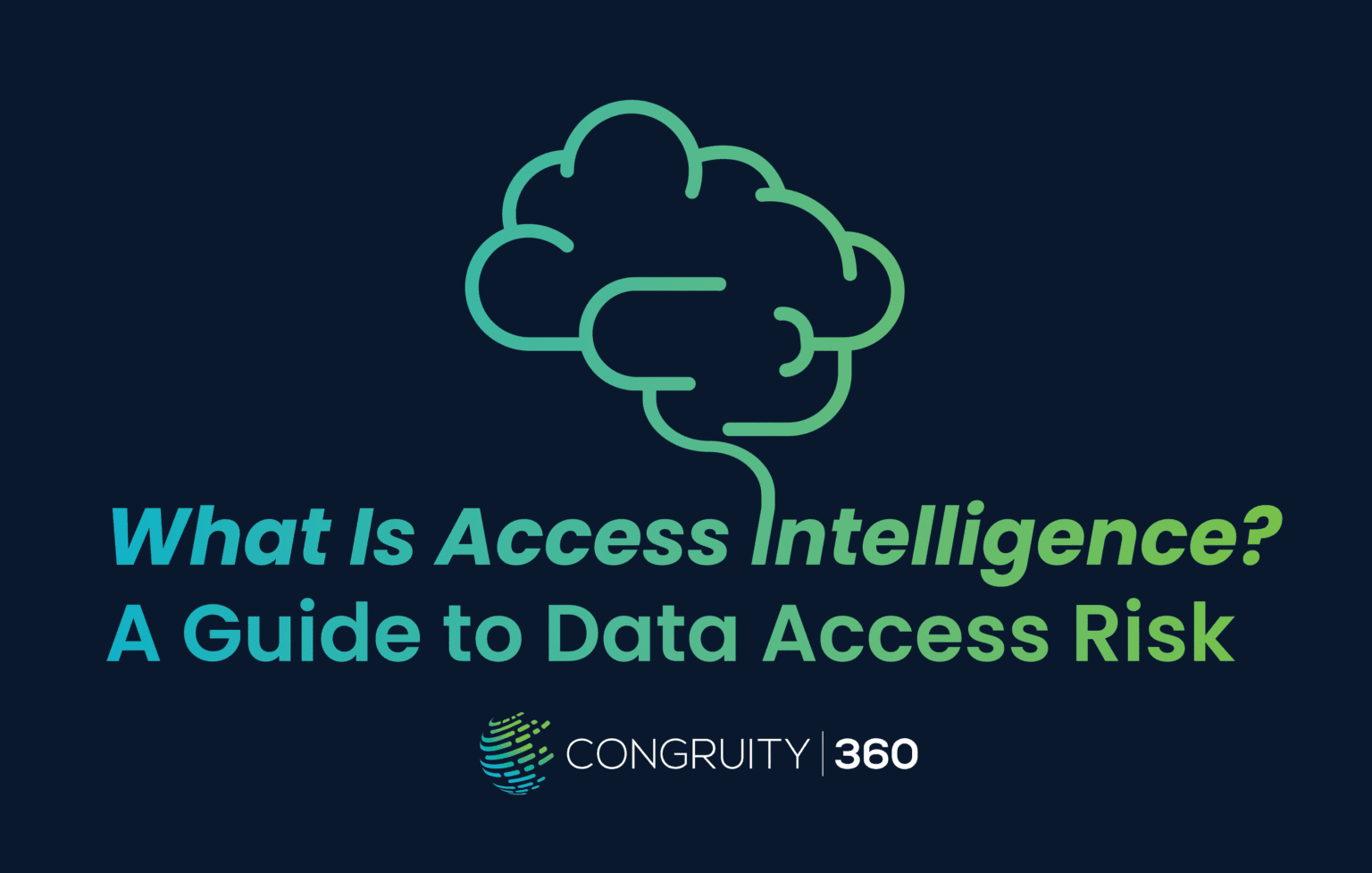 What Is Access Intelligence? A Guide to Data Access Risk - Congruity 360