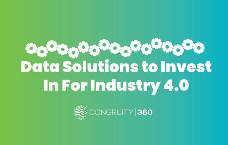 Data Solutions to Invest In For Industry 4.0