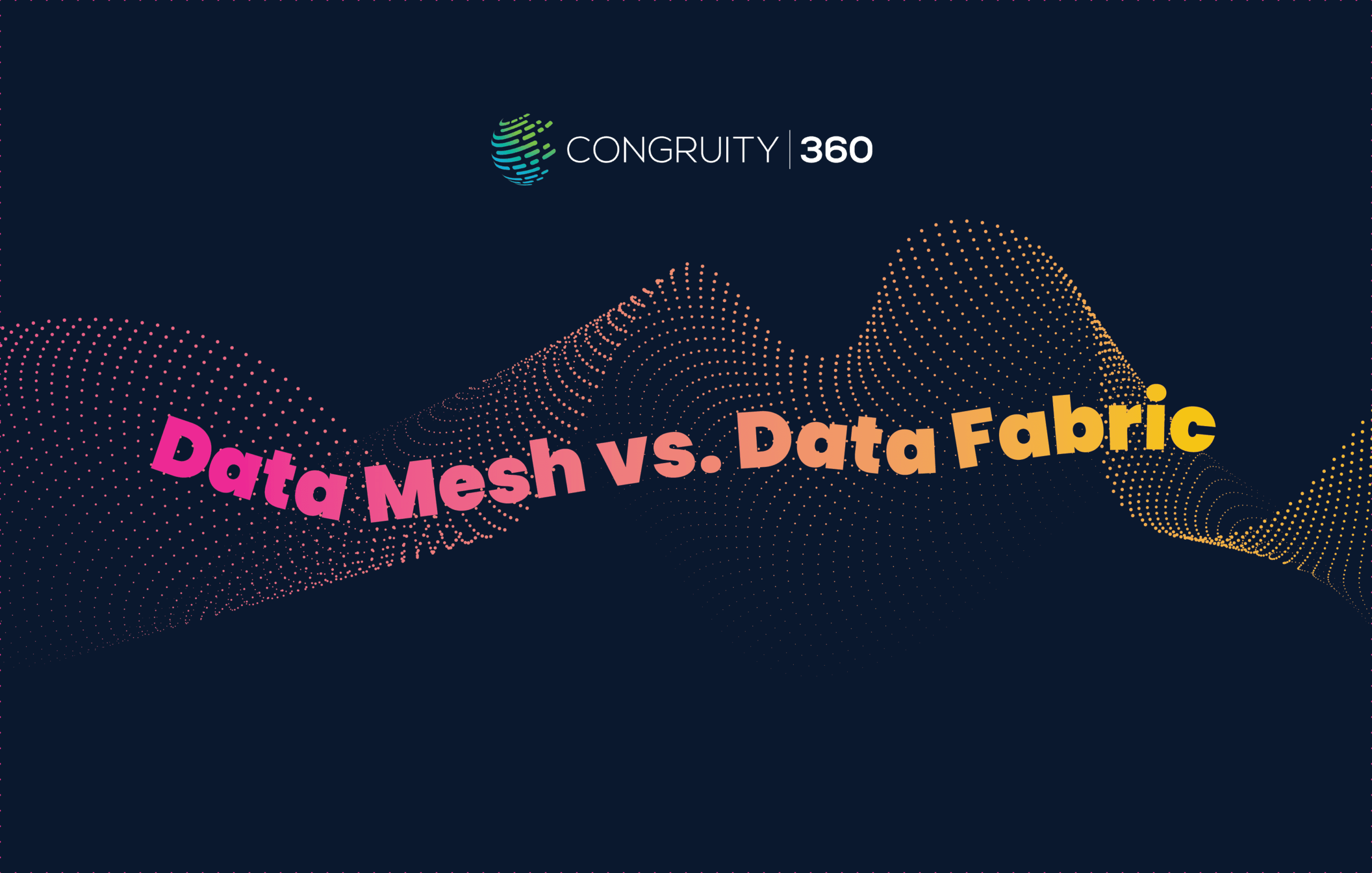 data mesh vs data fabric
